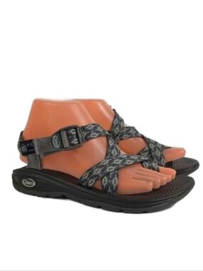 Chaco Z/Volv 2 Gray Women's Hiking Sandals Size 7